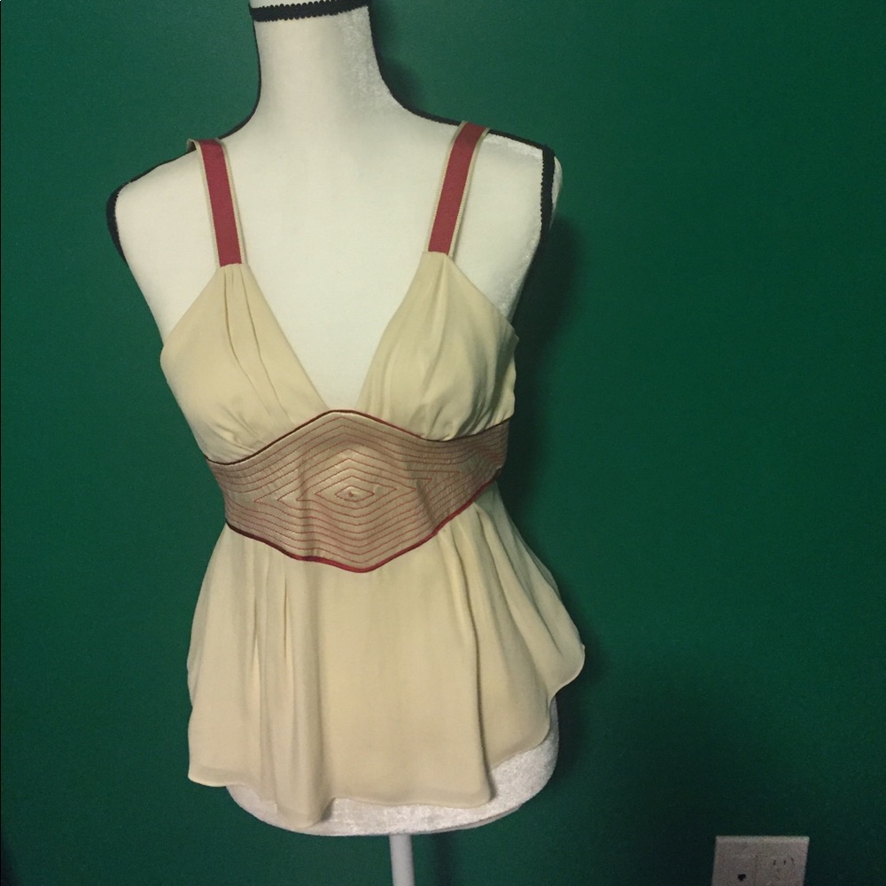 100% Silk Catherine Malandrino Top